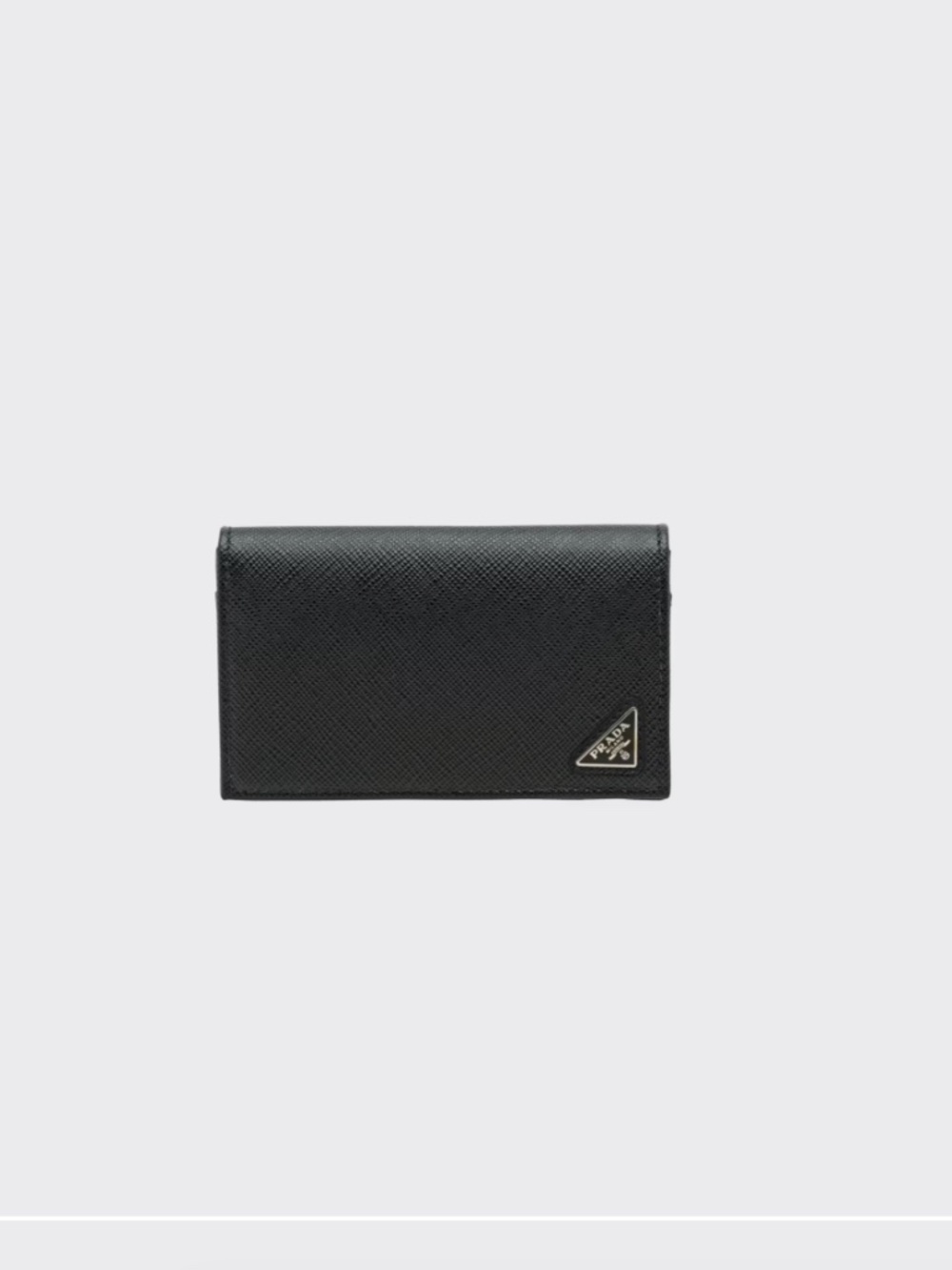 Prada Black Saffiano Leather Card Holder